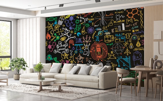 Science & Chemistry Wallpaper Mural | Peel and Stick Education