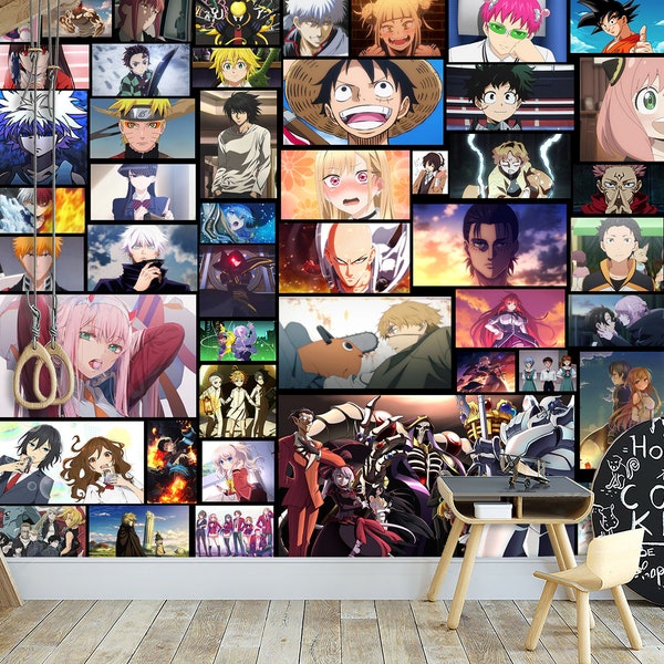 Anime Wallpaper Wall - Etsy
