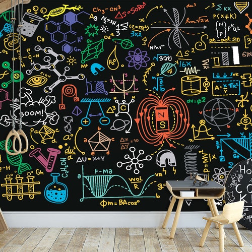 Science Wallpaper & Experiments Physics Wall Mural Education