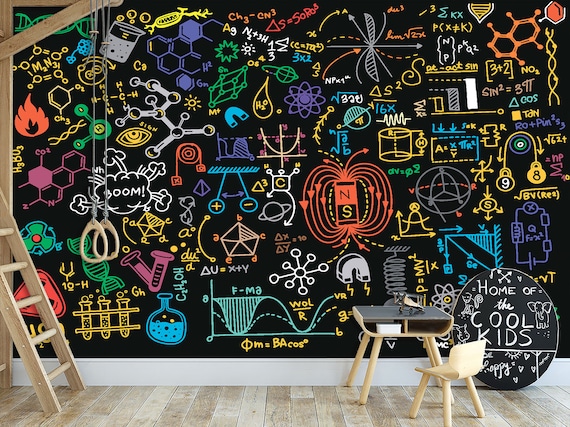 Science Wallpaper & Experiments Physics Wall Mural Education