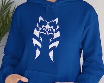 Ahsoka Hoodie, I Am No Jedi Hoodie, Ahsoka Fulcrum Hoodie, Hooded Sweatshirt, Front and Back printed
