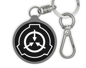 SCP Logo Keyring: Secure Contain Protect Gamer Keychain