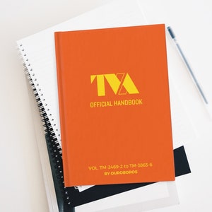 TVA Official Handbook: Loki-Inspired Blank Page Journal
