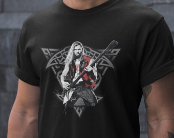 Camiseta de Thor: Amor y Trueno, camiseta de Thor Rockin, Yggdrasil, camiseta de Amor y Trueno