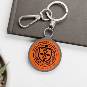 TVA Keyring, Time Variance Authority Keychain, God of Mischief Keyring, Keychain, Bag Tag, Charm, For All Time Always