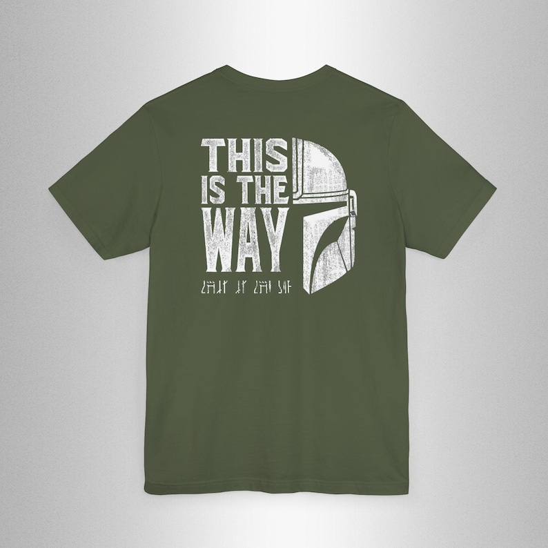 Mythosaur This Is The Way Shirt, The Mandalorian Shirt, Mando T-Shirt, Mandalorian Tee, Mando Shirt, Galaxy's Edge, Mythosaur Skull Shirt image 4