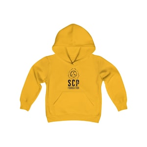 Youth SCP Foundation Hoodie: Secure Contain Protect, Gamer Gift