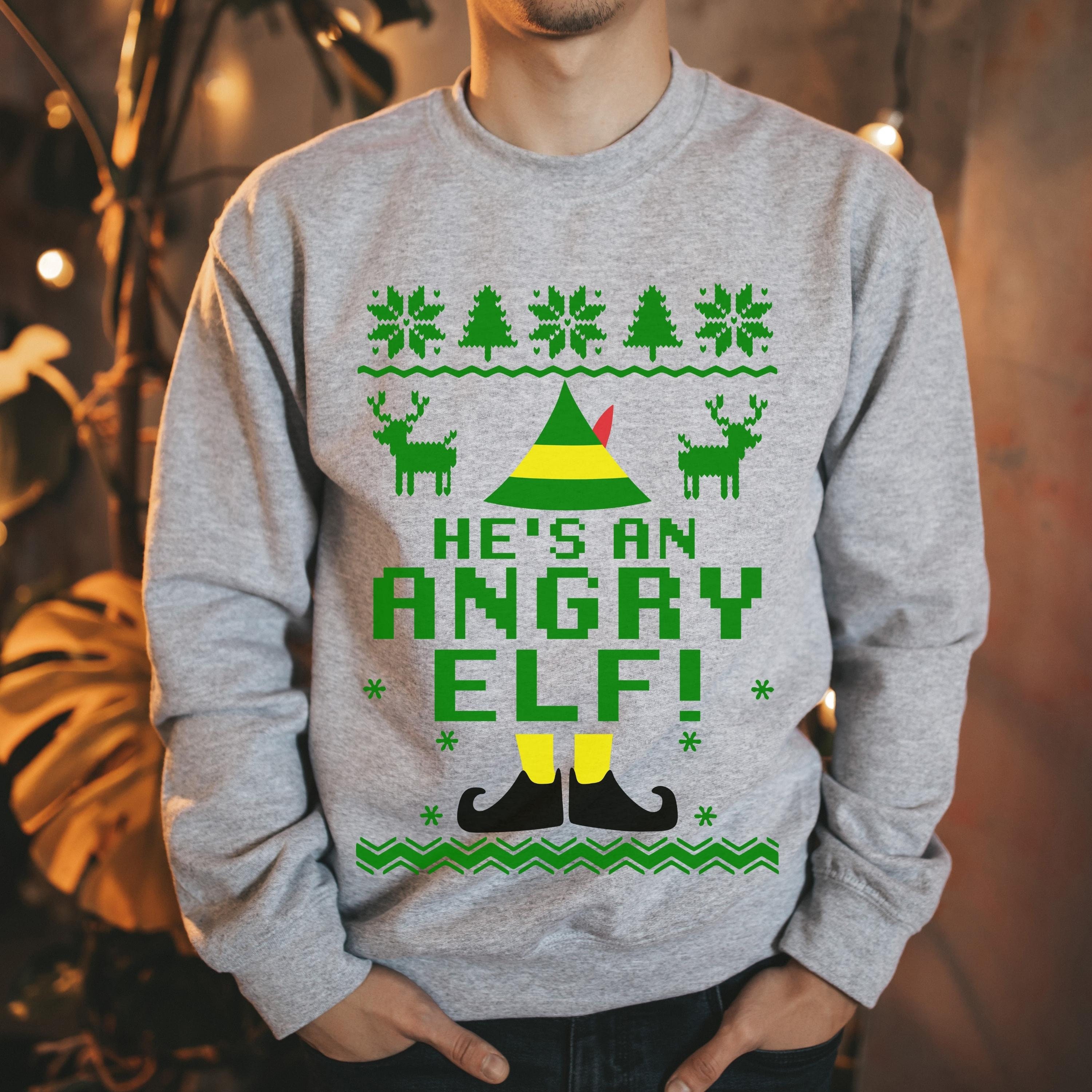 Angry Elf Sweater Etsy Canada