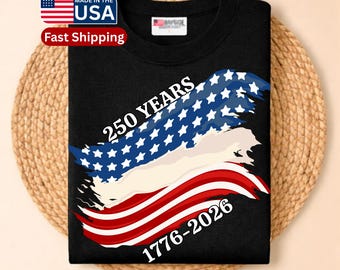 250th America Anniversary Shirt, Patriotic Vintage T-shirt, Independence Day USA, 4th of July, Premium Tee