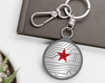 キーホルダー・アクリルキーホルダー Winter Soldier Bucky Arm Keychain marvel Amazon.com: EBTY DREAMS Inc. - Set of 3 Acrylic Keychain