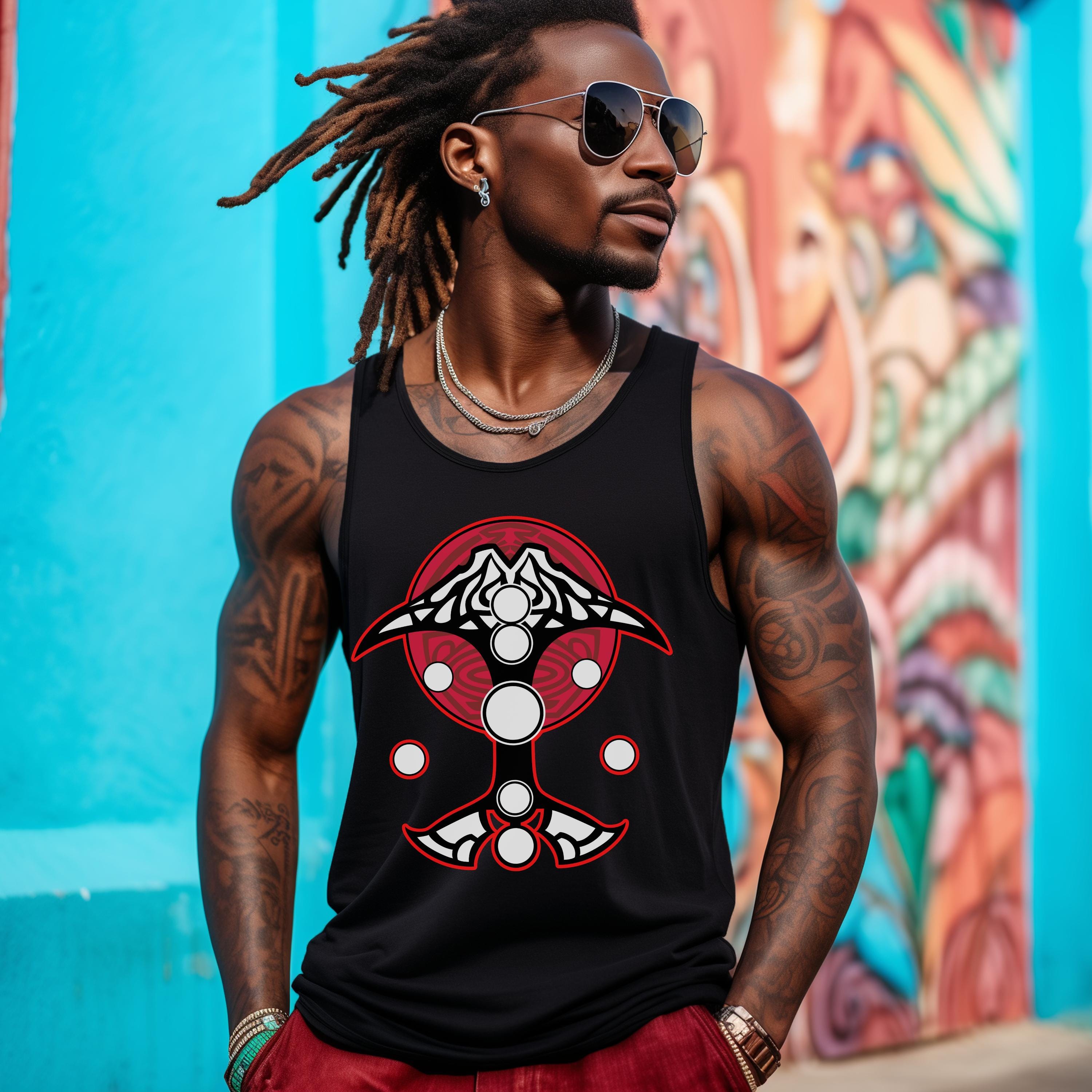 during brave.∞born tank top Sサイズ Thor Unisex Tank Top, Nine Realms Yggdrasil, Thor Shirt, Thor