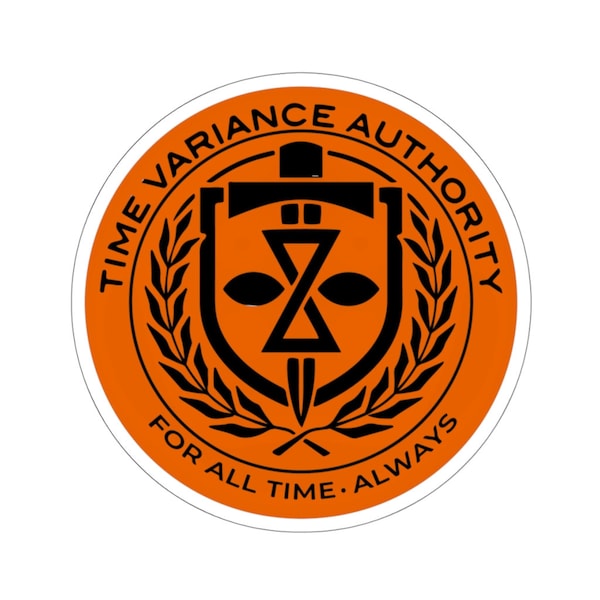 TVA Vinyl Sticker - Time Variance Authority Emblem- Hunter - God of Mischief - Tom Hiddleston - Marvel - Avengers