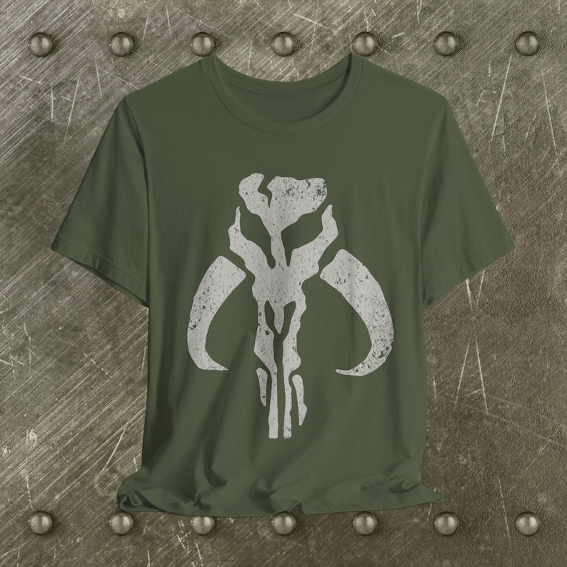 Mythosaur This Is The Way Shirt, The Mandalorian Shirt, Mando T-Shirt, Mandalorian Tee, Mando Shirt, Galaxy's Edge, Mythosaur Skull Shirt Military Green