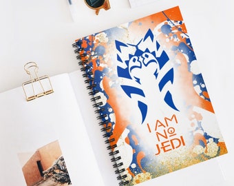 Snips Notebook, Spiral Notebook,  Fulcrum Notebook, I Am No JEDl Notebook, Work Book, Journal, Back to School Supplies, Cute Notebook