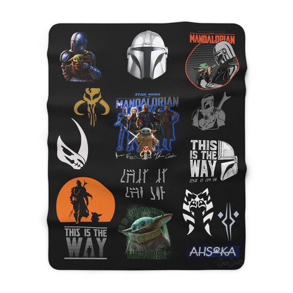 Mandalorian sherpa blanket new arrivals