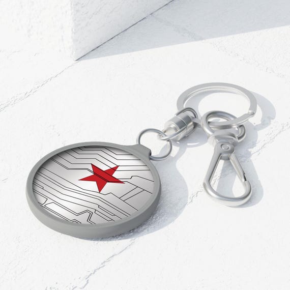 Winter Soldier Arm Keyring - Bucky Barnes Keychain, Winter