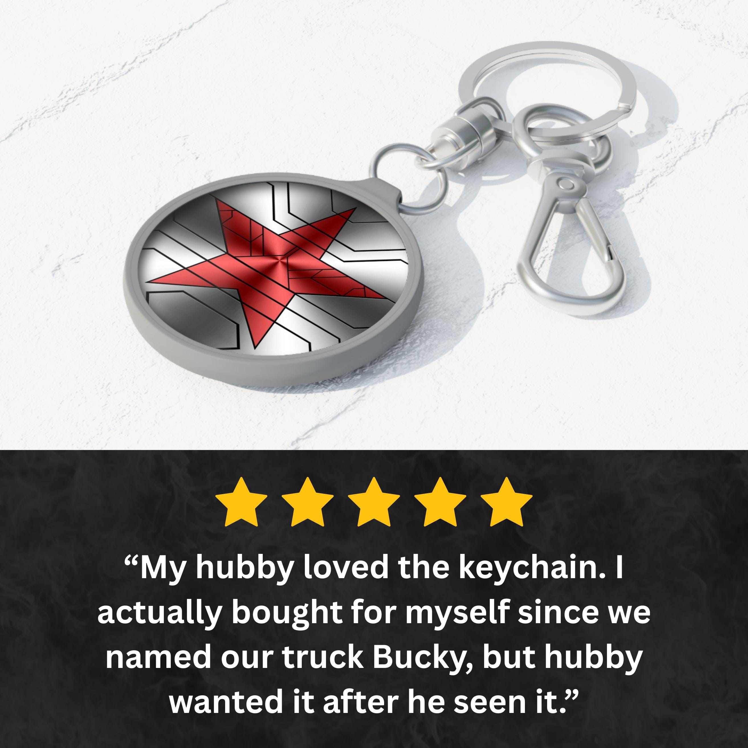 キーホルダー・アクリルキーホルダー Winter Soldier Bucky Arm Keychain marvel Winter Soldier Keychain: Bucky Barnes Acrylic Keyring - Etsy