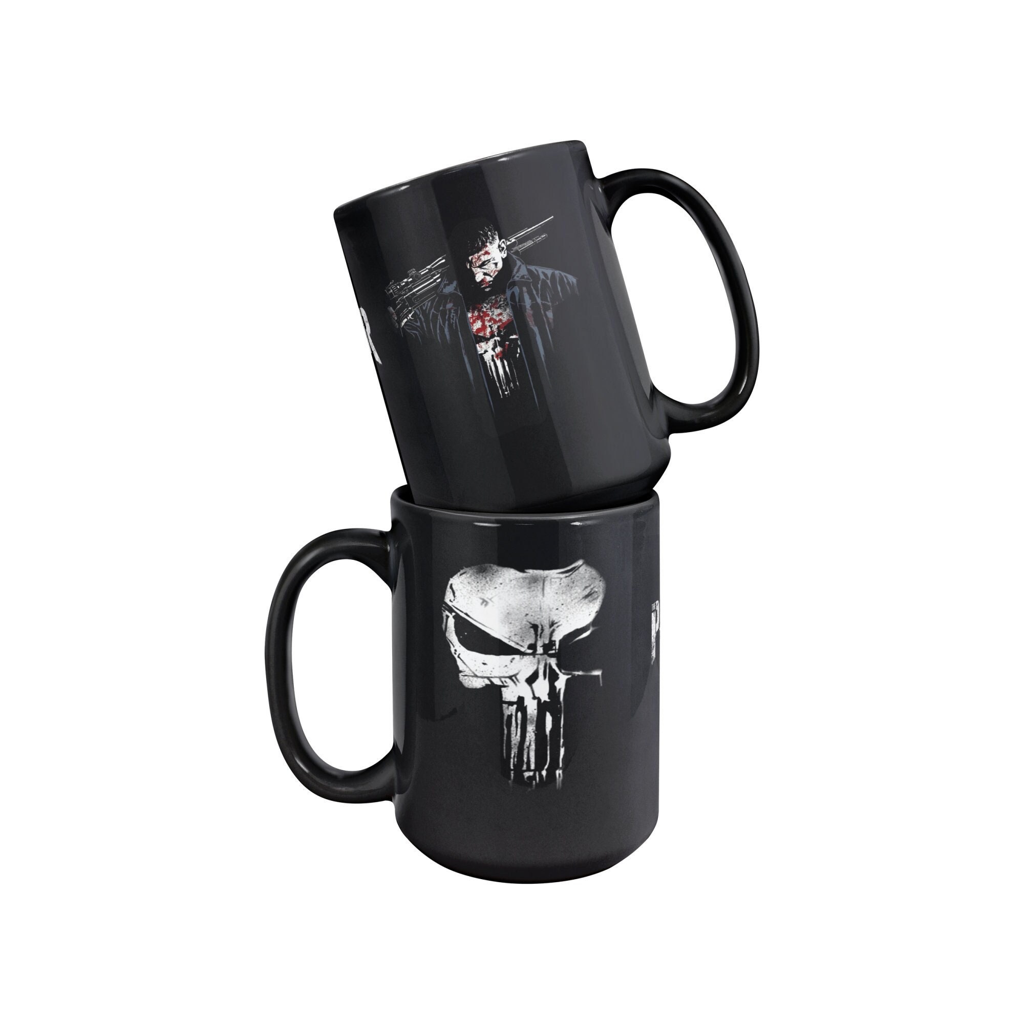 The Punisher Mug 15oz, Punisher Skull, Frank Castle, the Punisher Coffee Cup  - Etsy
