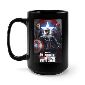 15oz Falcon and Winter Soldier Mug, Baron Zemos, The Falcon,  The Winter Soldier, Fathers Day Cup