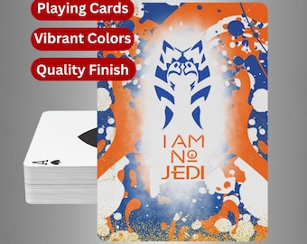 Ahsoka I Am No Jedi Playing Cards