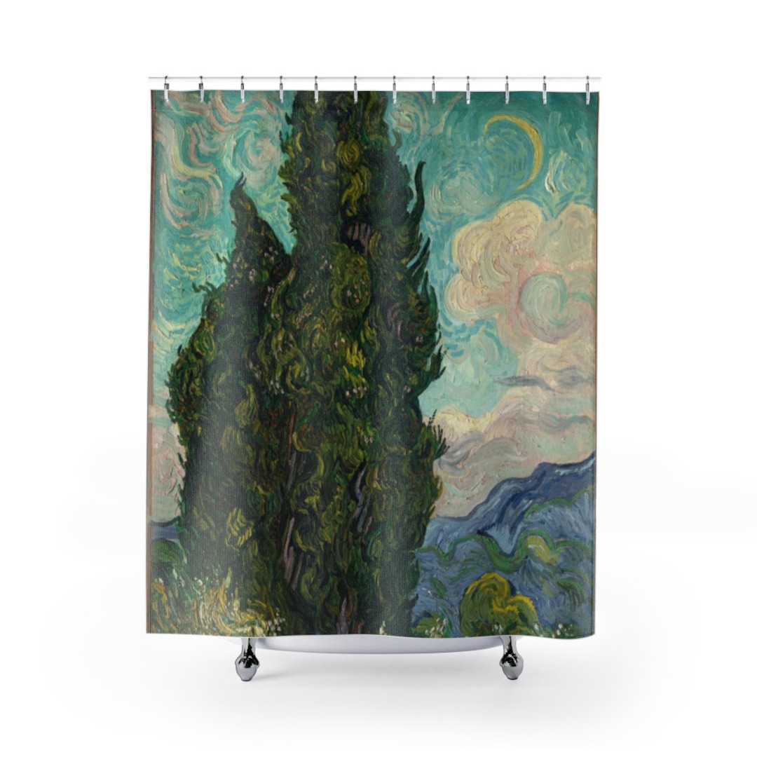 Van Gogh Shower Curtain - Etsy