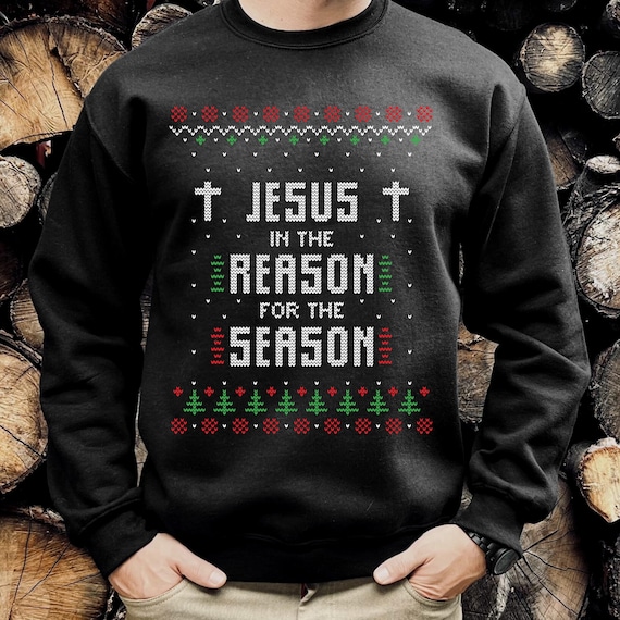 Baby jesus ugly outlet christmas sweater