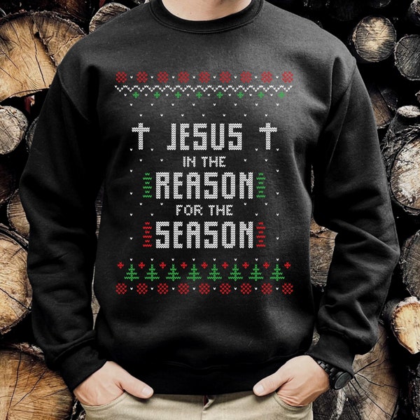 Jesus Sweater Etsy