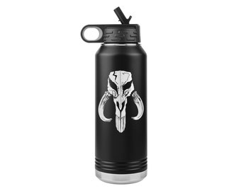 Mythosaur Water Bottle, 32oz Large Mandalorian Water Bottle, This Is The Way Water Bottle, Mythosaur Tumbler