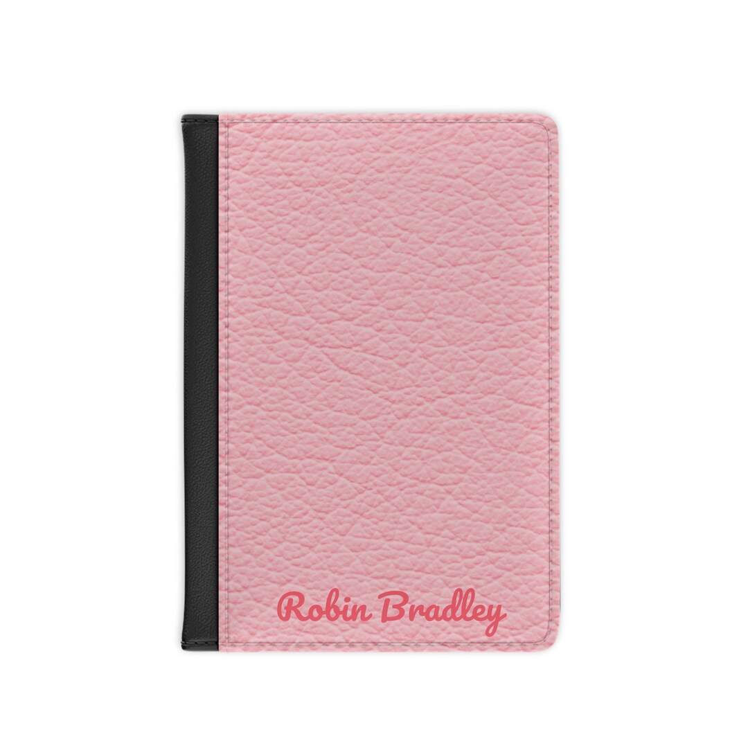 Pink Passport Cover Personalized Passport Holder Travel Gift Etsy