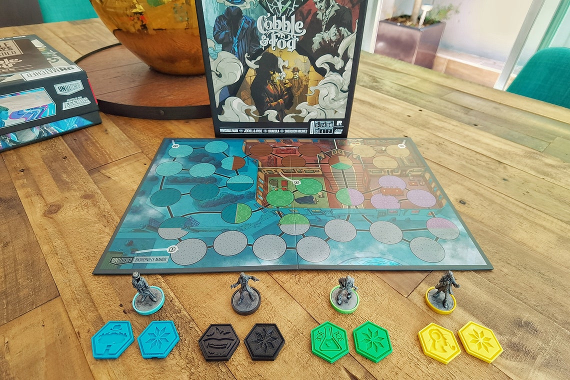 Unmatched Board Game Turn/Action Tokens Etsy