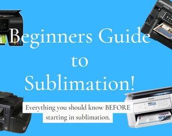 Guia para iniciantes em sublimação | Apresentação de sublimação | Sublimação como fazer