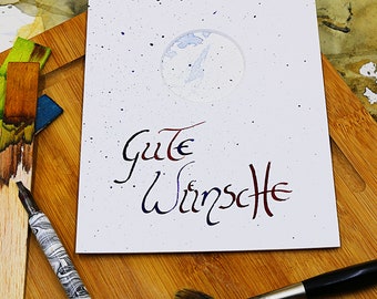 Passepartout Klappkarte Etsy