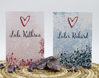 Personalized Valentine's Day Card Valentine's Day Congratulations Card Happy Birthday Wedding Anniversary Wedding Anniversary