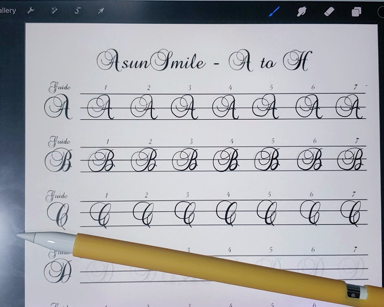 Mastering Copperplate Script Alphabet at Home, Copperplate Handwriting