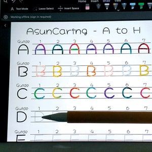 Printable Handwriting Practice Template | Print Handwriting Workbook at ...