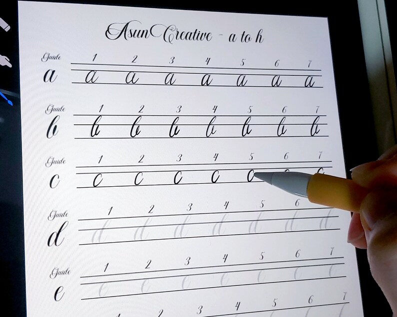 Creative Copperplate Printables for Adult Copperplate Alphabet Practice ...