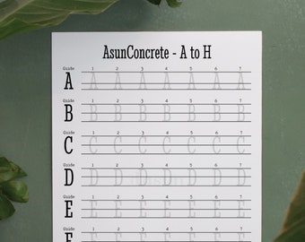Typewriter Handwriting Practice Sheet, Neat Typewriter Tracing Worksheet, How To Write Like A Human Typewriter, Typewriter DIY Template PDF