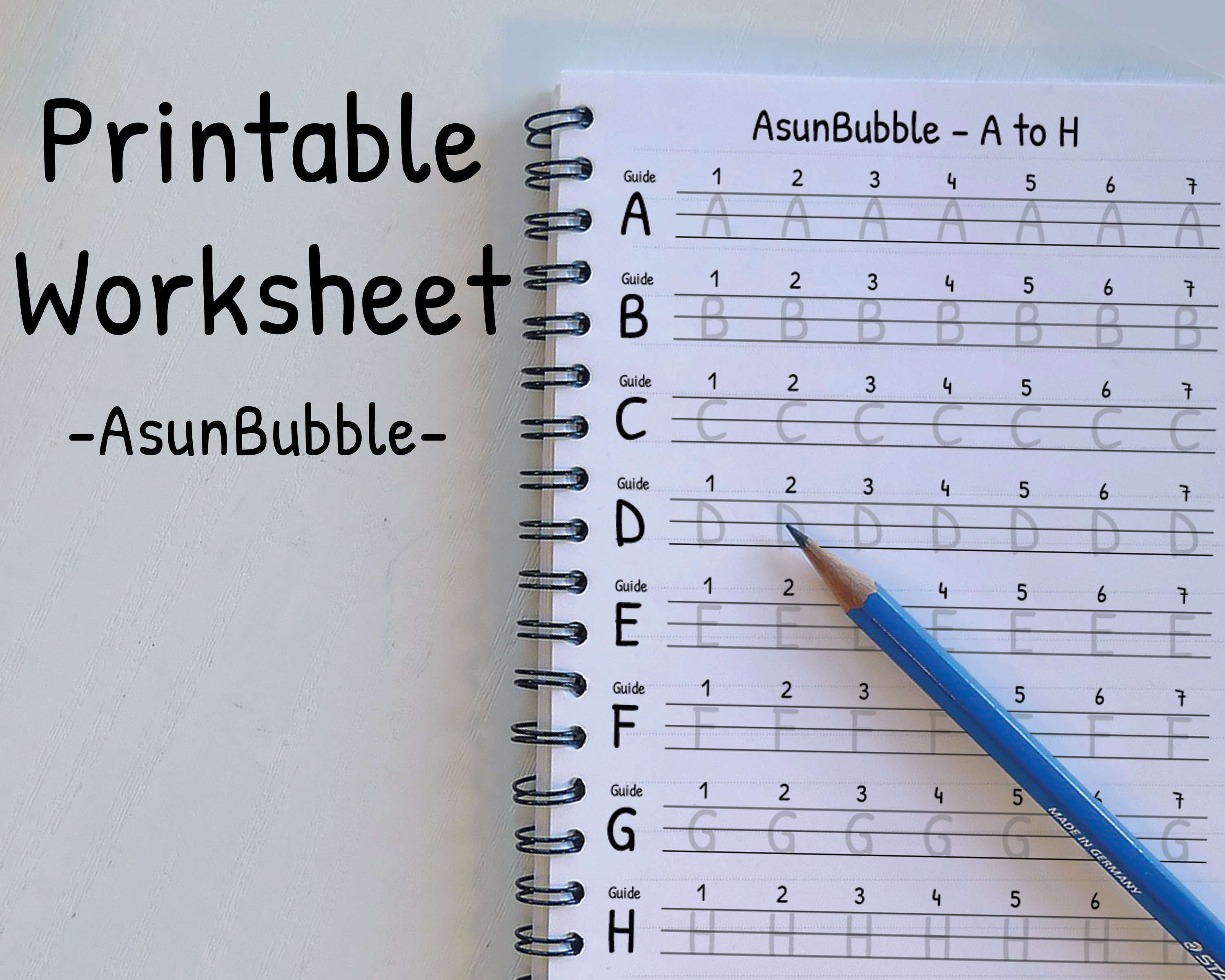 Cute Handwriting Font Tracing Sheet for Adult, How to Fix Your Bad