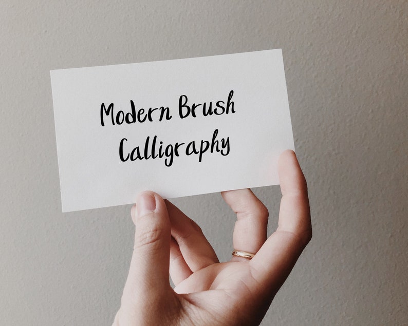 Printable Brush Calligraphy Template Tracing Paper for Brush - Etsy