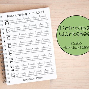 Printable Handwriting Practice Template | Print Handwriting Workbook at ...