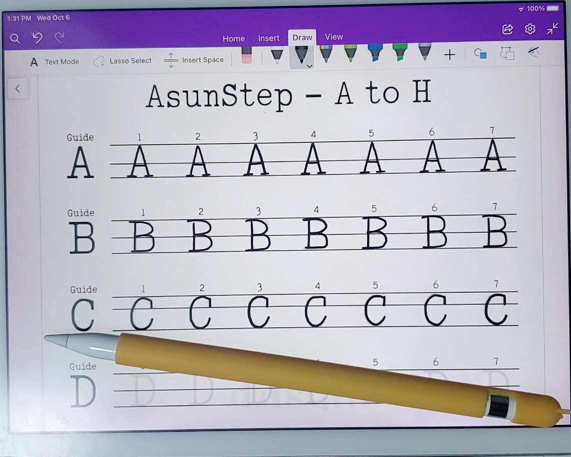 Neat Typewriter Printable Workbook for Adult, Typewriter Penmanship Exercise for Girl, Mastering