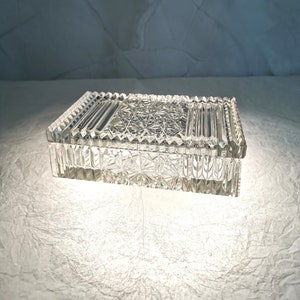 Rectangular Bohemia Czech Glass Box