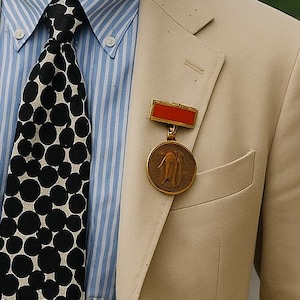 Socialistische medaille Tsjecho-Slowakije 1960