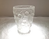 Barolac Sculpture Small Glass Vase Josef Inwald made in Czechoslovakia