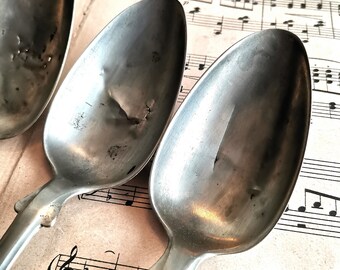ブロンズアンティークスプーン 4本 1920年 - Etsy 日本