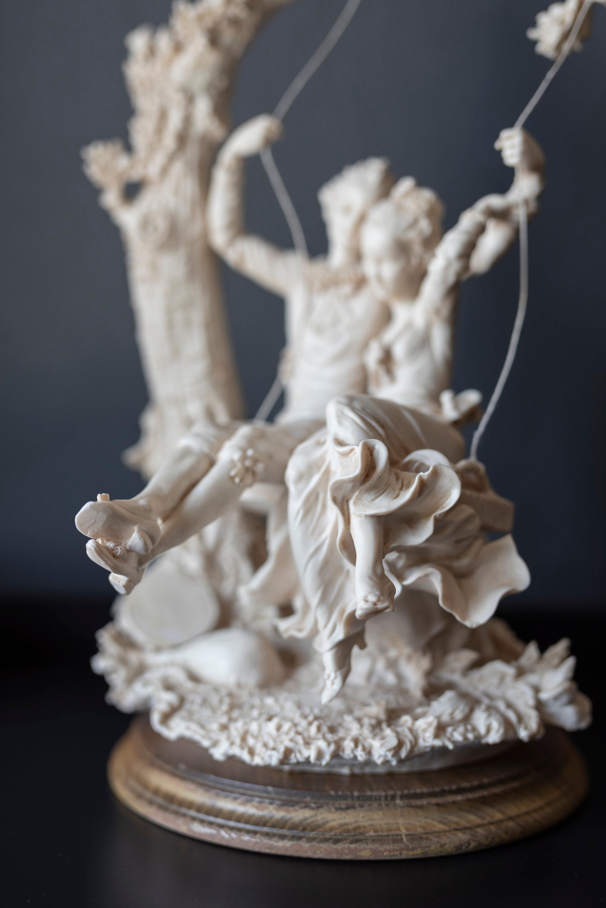 GIUSEPPE ARMANI Bisque Sculpture of a Swinging Couple 1950s - Etsy