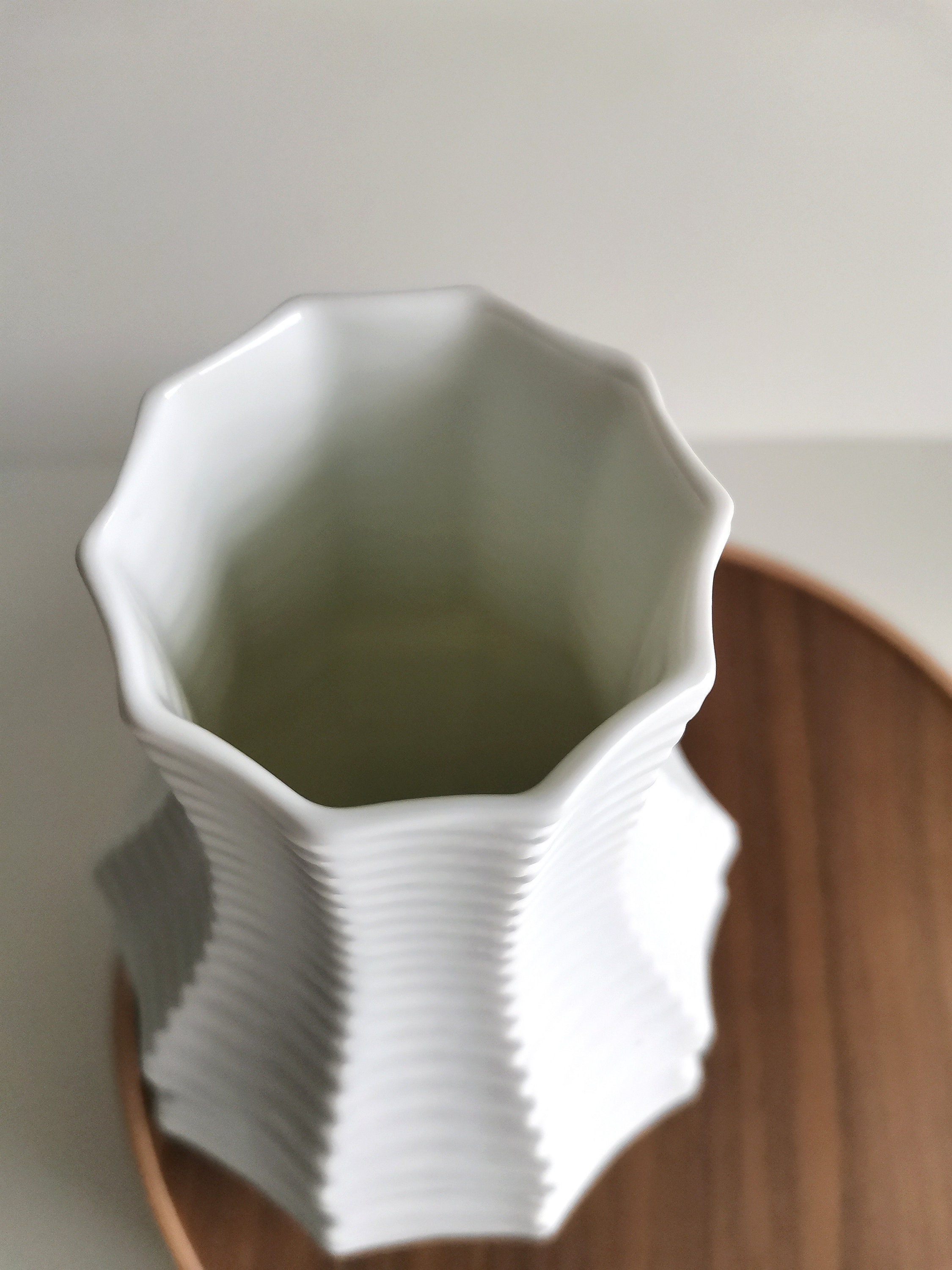 フッチェンロイター磁器花瓶 1970年代 OPアート - Etsy 日本