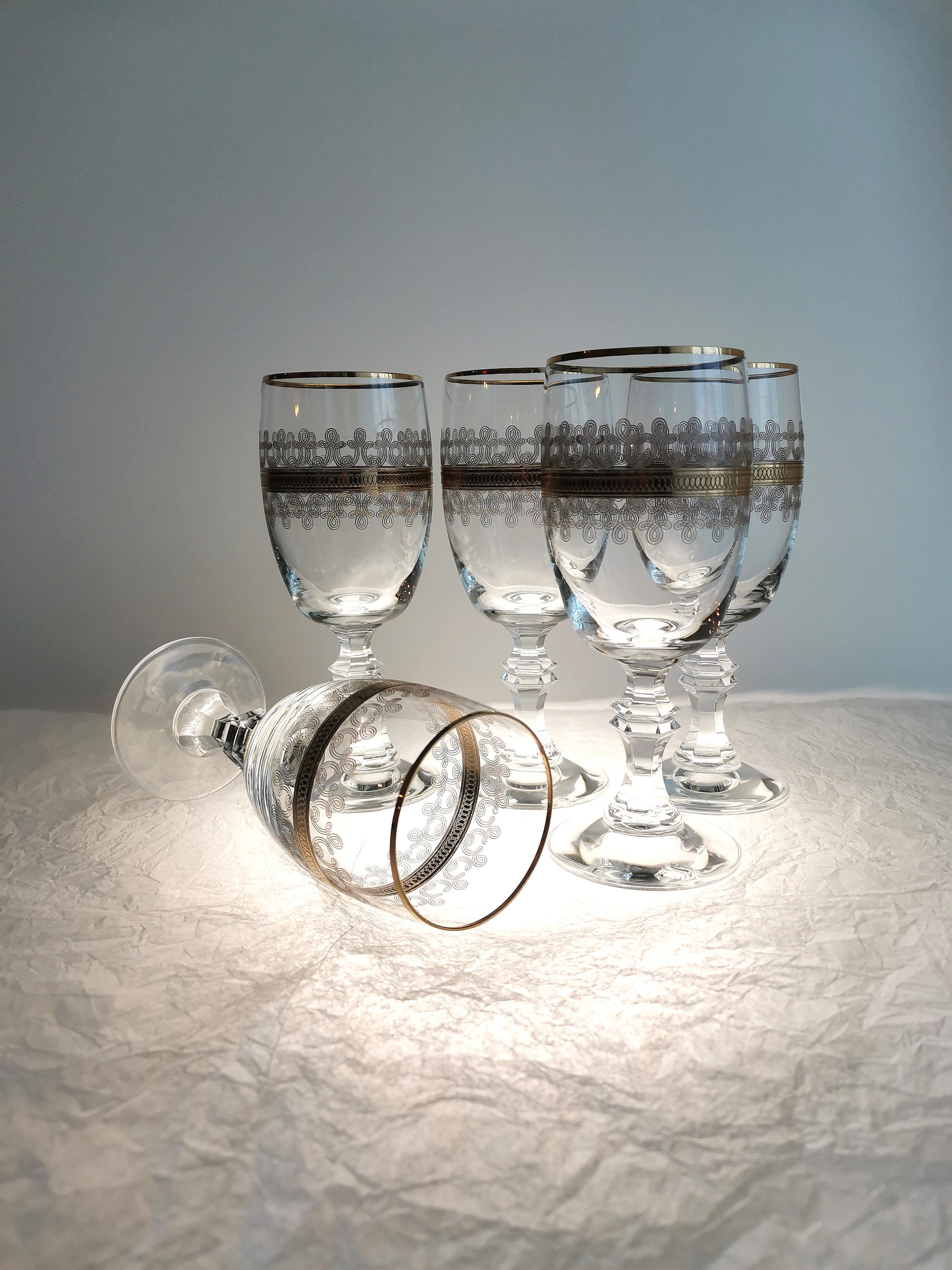 Bohemia wine glasses 5 pcs
