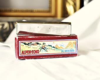 ヴィンテージ Hohner Alpen-Echo トレモロハーモニカ C調 オリジナル