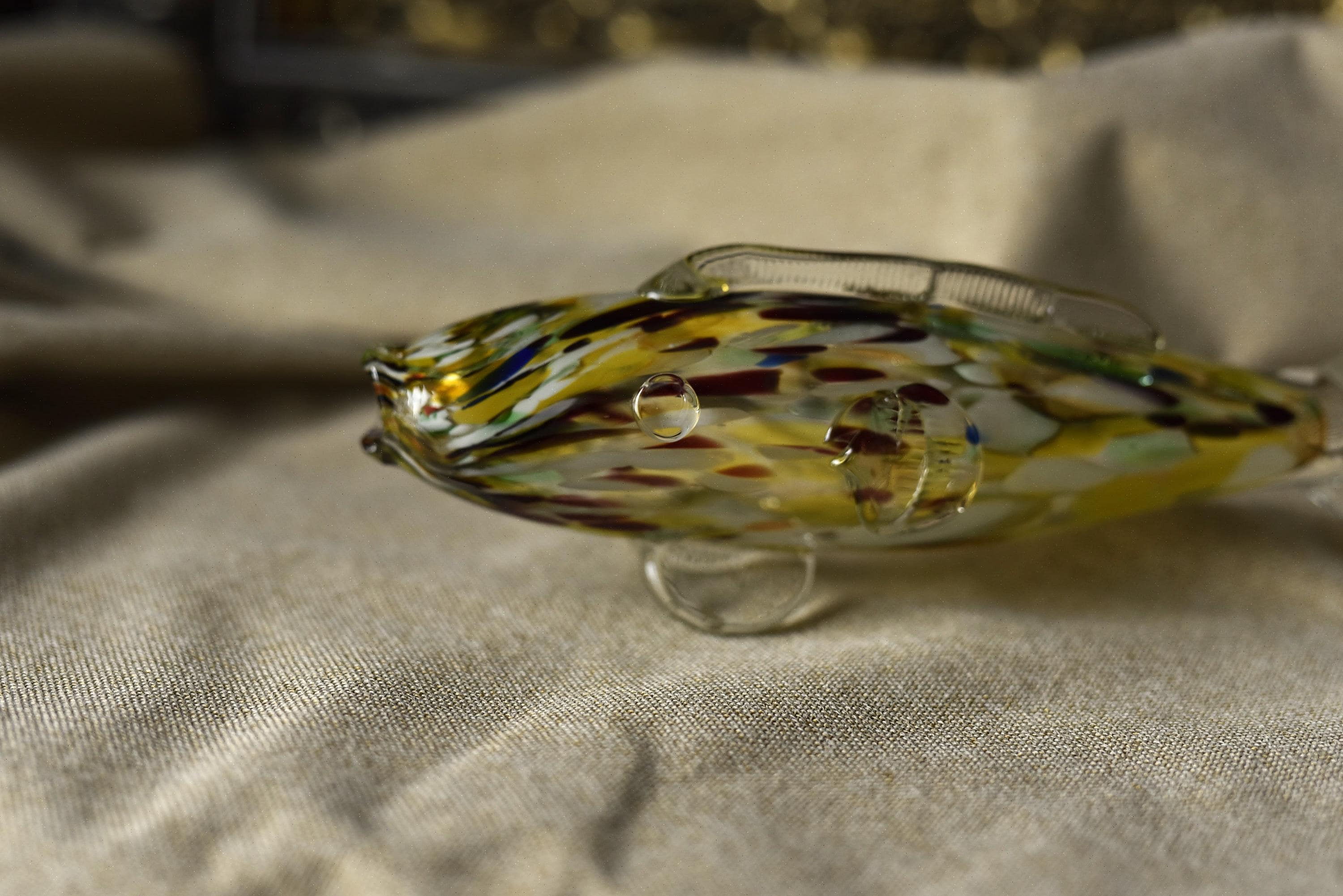 LALIQUE ラリック　魚の彫刻 緑色 ペパーウェイト　約15cm Lalique fish - Etsy 日本